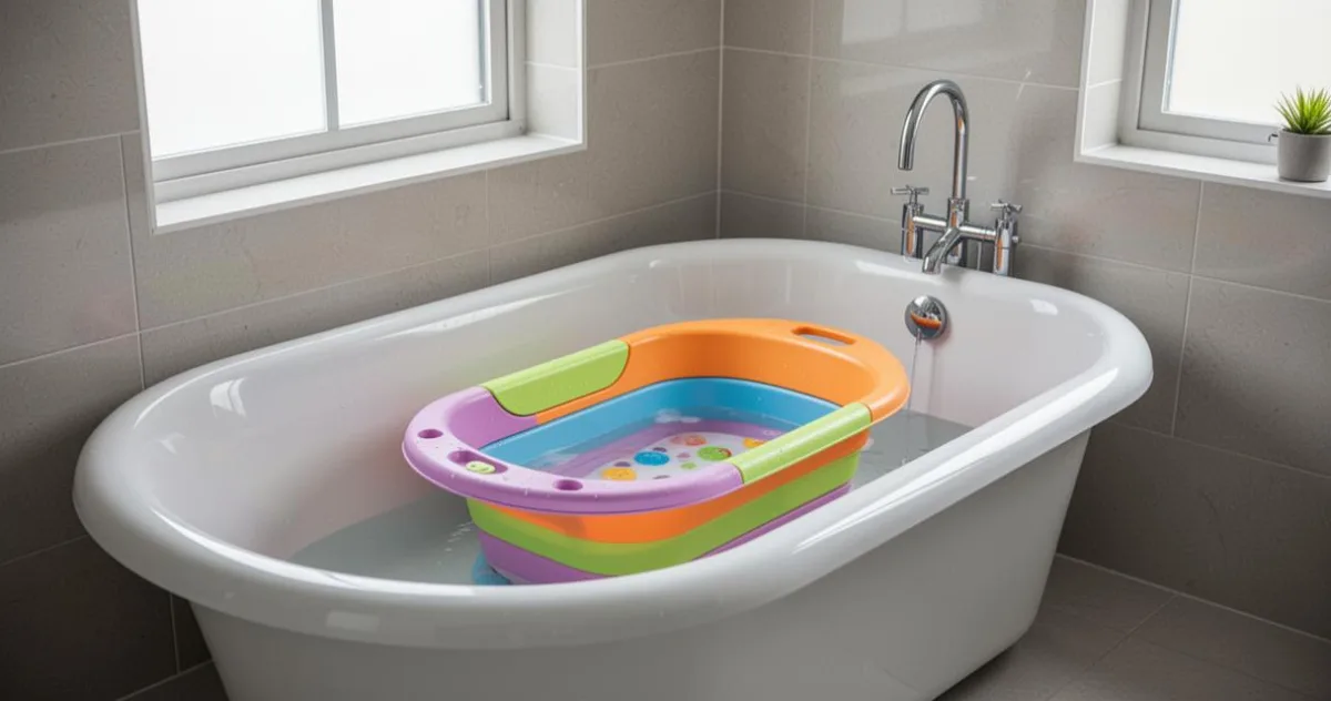Baignoire traditionnelle ou gonflable : quel produit pour le confort de bébé ?