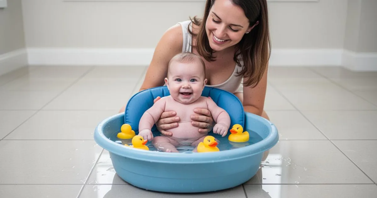 Baignoire traditionnelle ou gonflable : quel produit pour le confort de bébé ? – image 2
