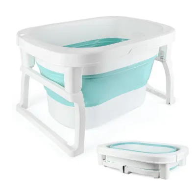 Baignoire bébé pliable avec pieds surélevés