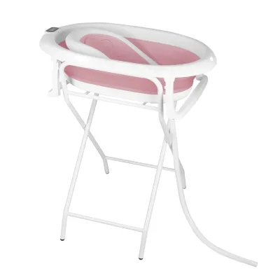Baignoire bébé pliable avec siège et thermomètre