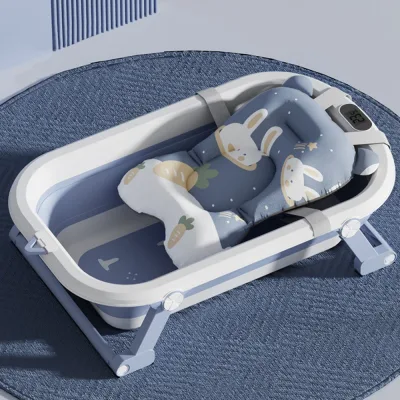 Baignoire bébé pliable avec thermomètre