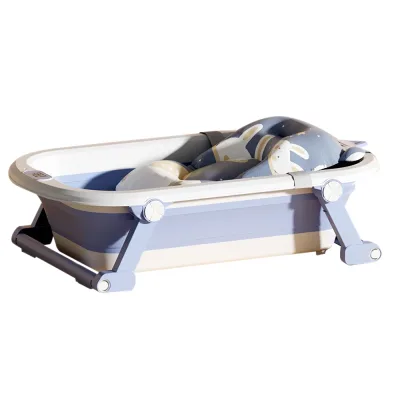 Baignoire bébé pliable avec thermomètre – image 3