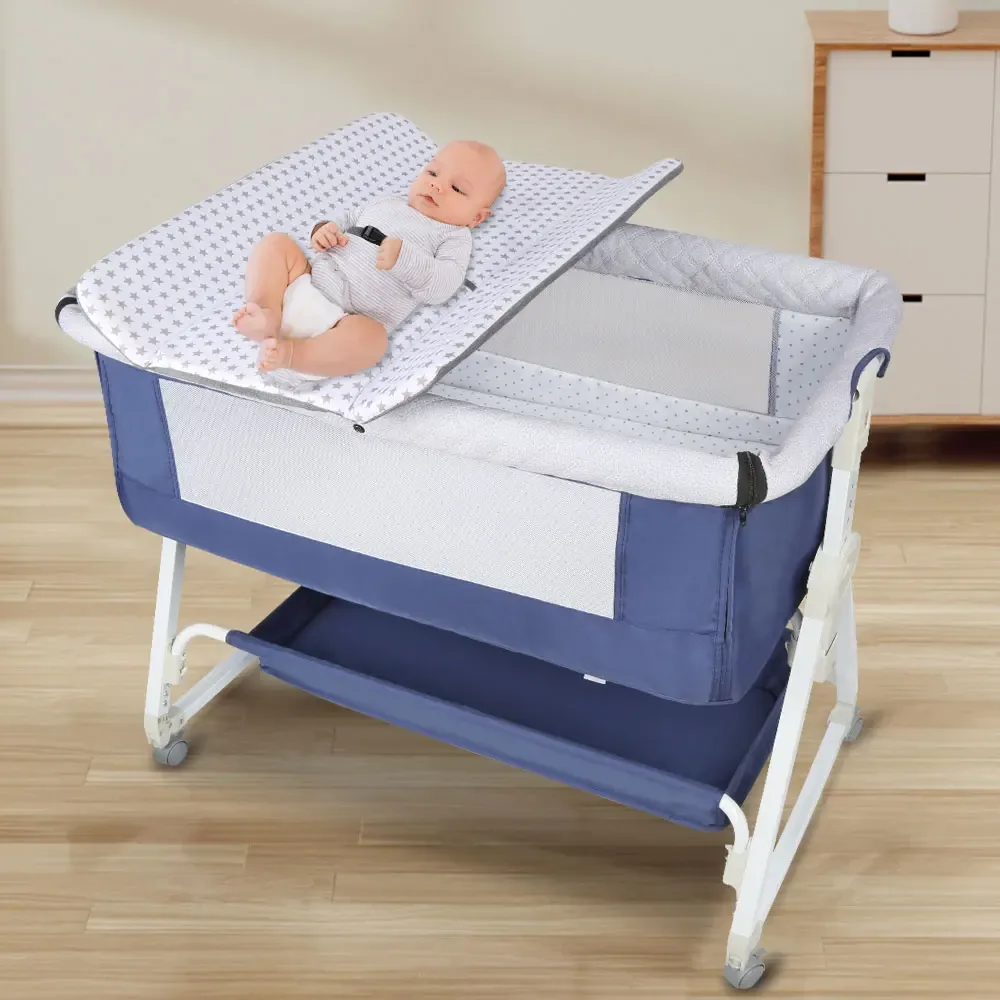 Berceau cododo en métal avec table à langer
