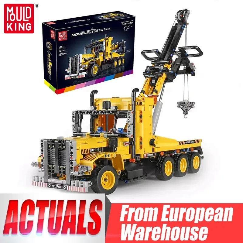 Camion de remorquage en blocs de construction