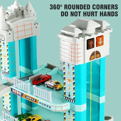 Circuit de course avec parking et garage – image 2