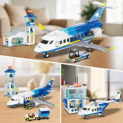 Jeu de construction avion de ligne 3 en 1 – image 2