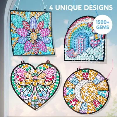 Kit d'attrape-soleil à décorer, 4 pièces – image 2