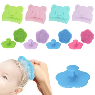 Lot de 2 peignes de massage en silicone bébé – image 2