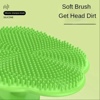 Lot de 2 peignes de massage en silicone bébé – image 3