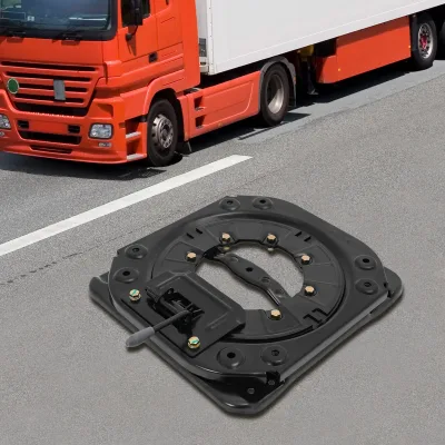 Platine pivotante noire pour siège de van