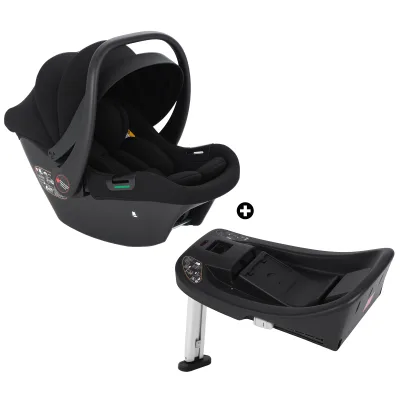 Siège auto bébé noir avec base Isofix