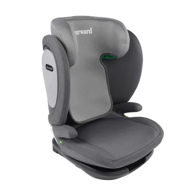 Siège auto enfant gris et noir avec ISOFIX – image 2