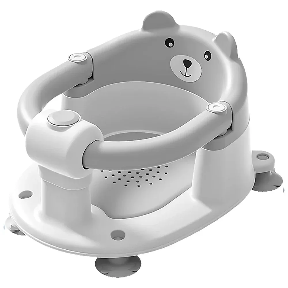 Siège de bain bébé ours antidérapant